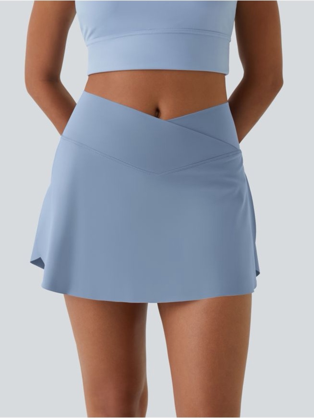 HALARA SoftlyZero Airy Crossover Waist skort